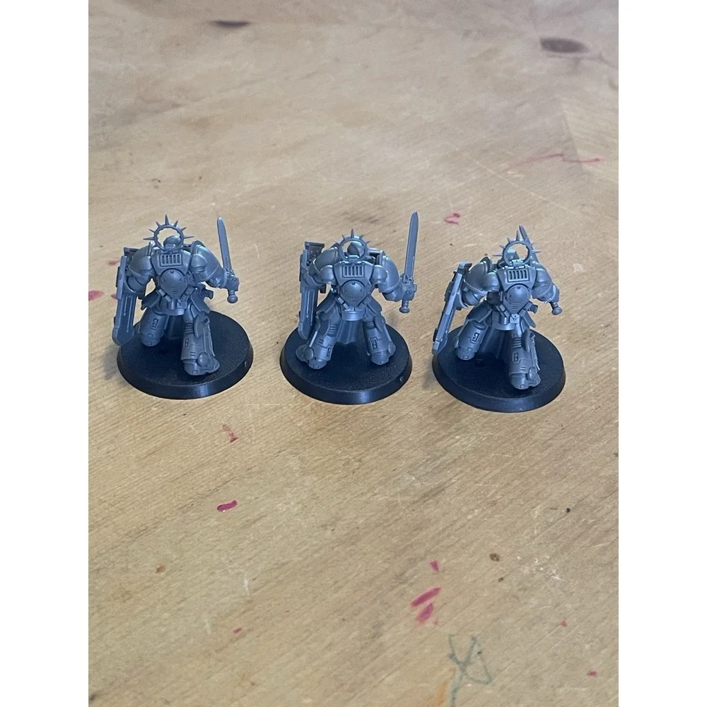 3x Warhammer 40k Space Marines Primaris Bladeguard Veterans Lot Of 3